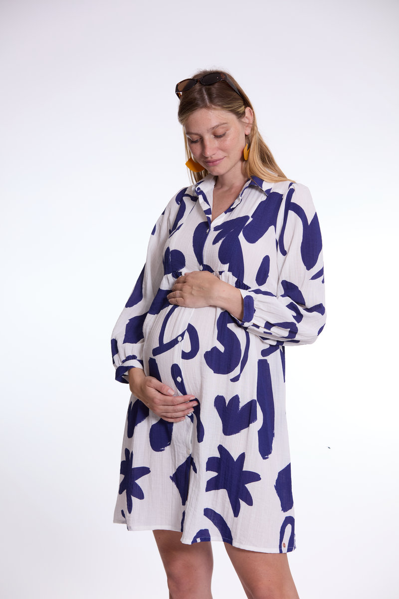 Robe chemisier de grossesse et d’allaitement Calliopé – Image 3