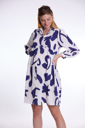 Robe chemisier de grossesse et d’allaitement Calliopé