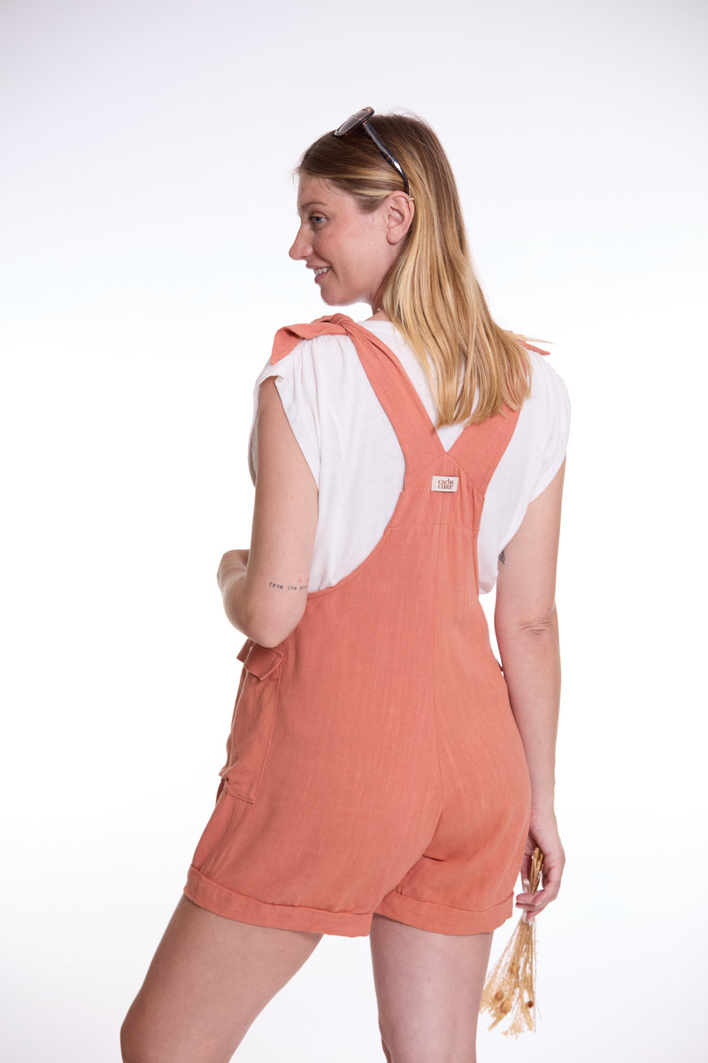 Salopette short de maternité Eloise – Image 2