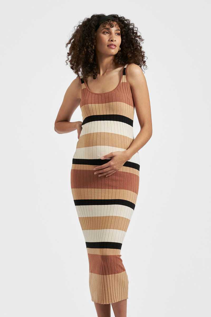 Sarah Stripe Knit Dress