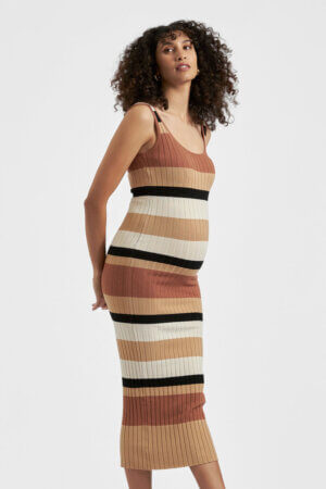 Sarah Stripe Knit Dress
