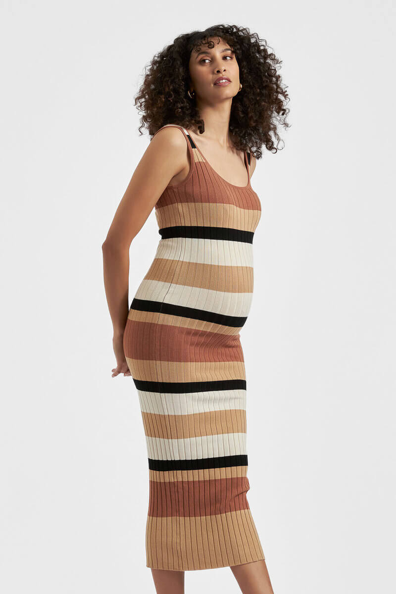Sarah Stripe Knit Dress – Image 3