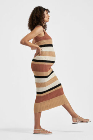 Sarah Stripe Knit Dress