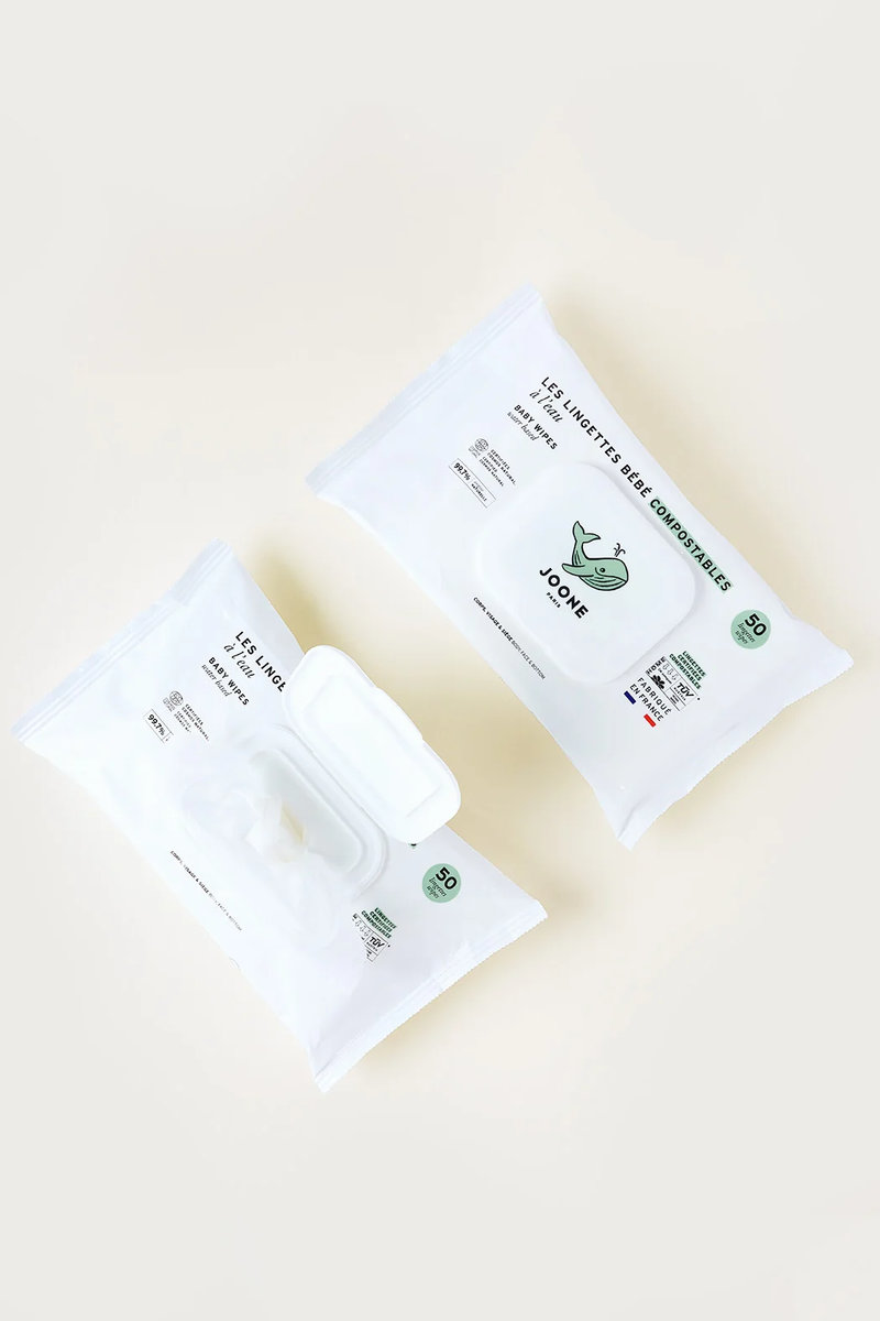 Les lingettes à l'eau compostables – Image 2