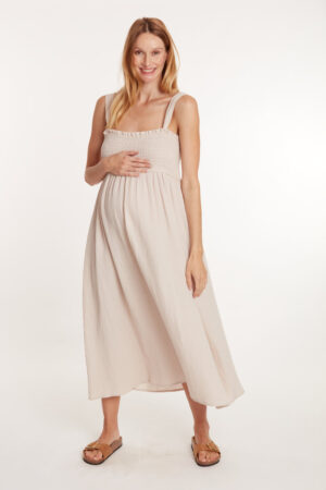 Robe longue de grossesse et d’allaitement Lola