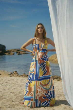 Robe longue de grossesse et d’allaitement Naïade