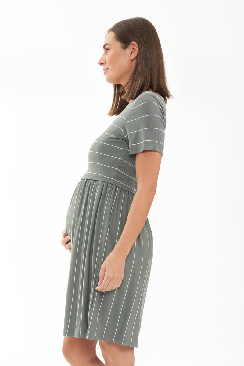 Crop Top Nursing Dress – Image 4