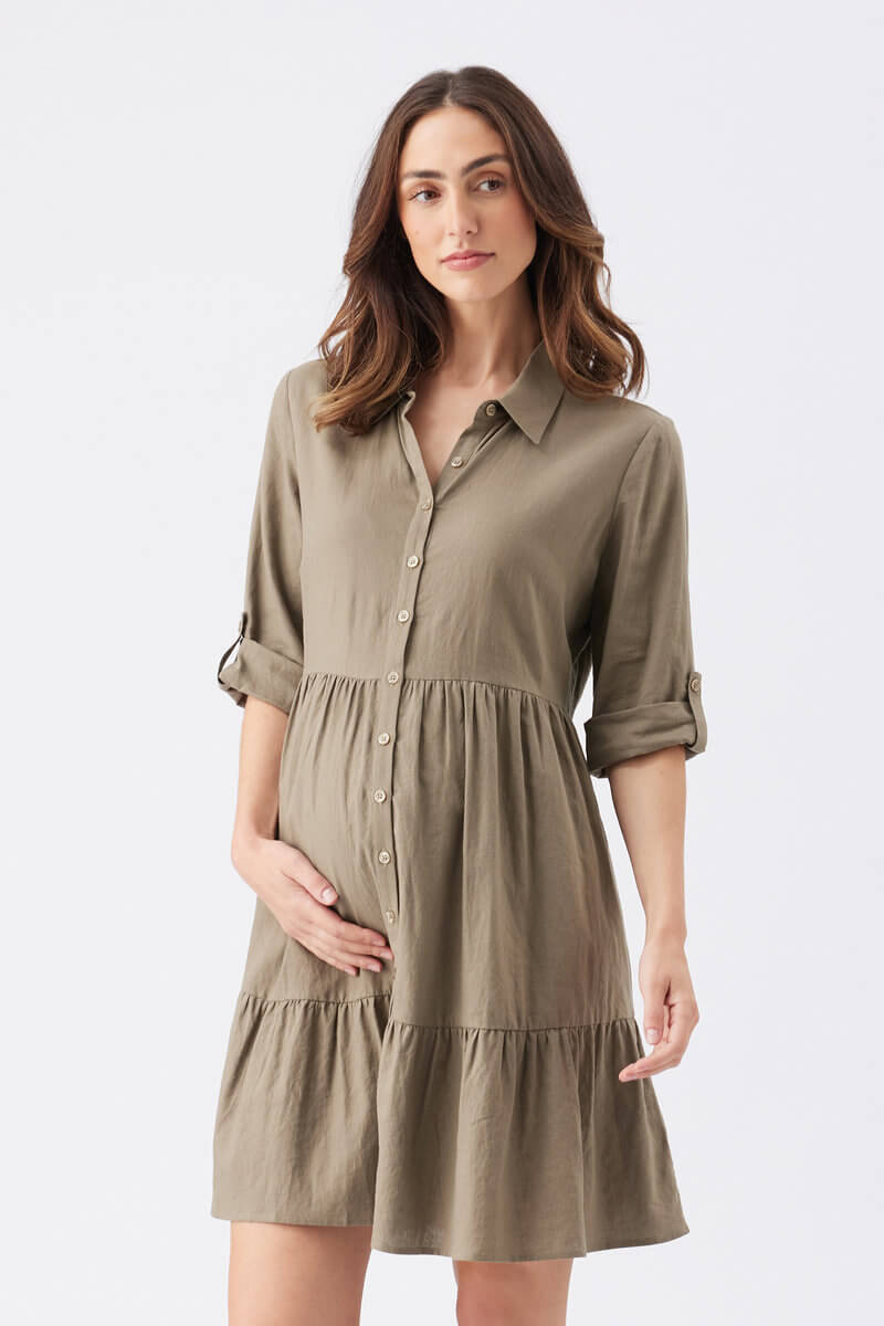 Adel Linen Dress – Image 2
