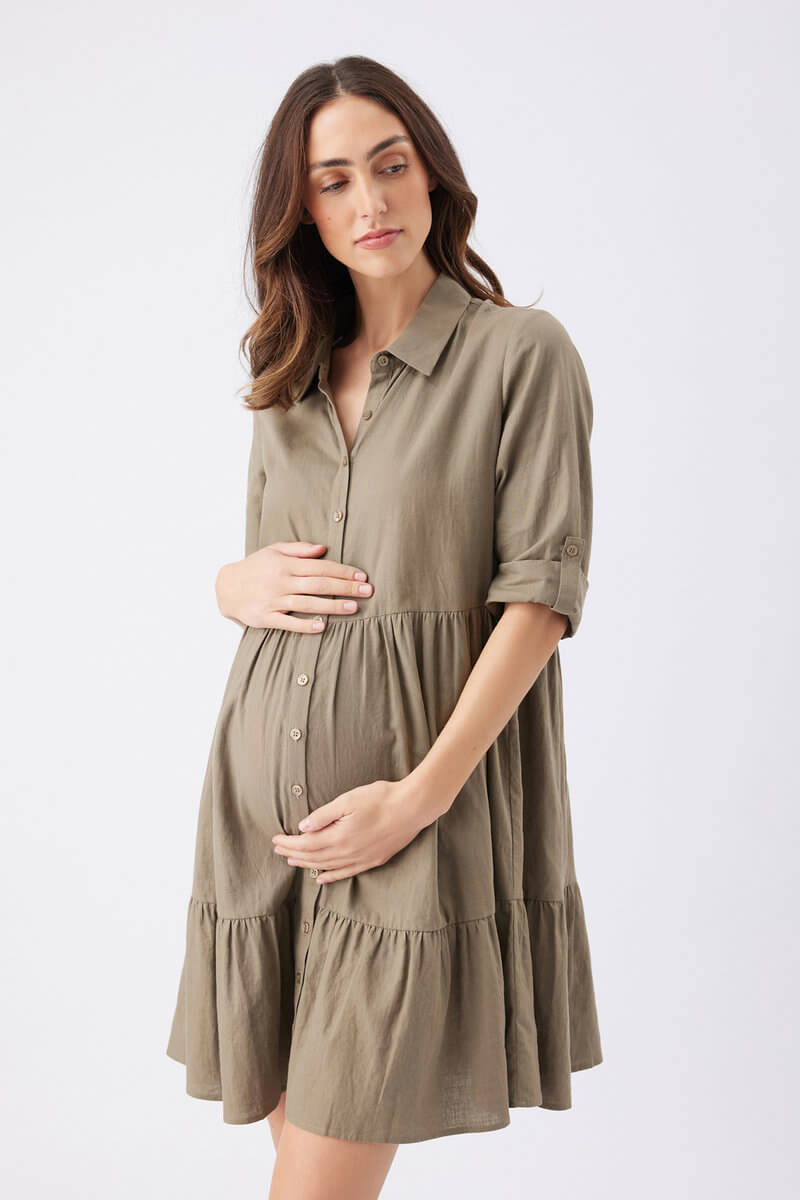 Adel Linen Dress – Image 3