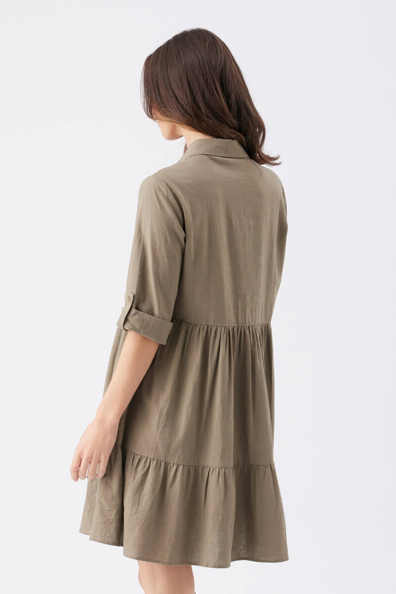 Adel Linen Dress – Image 4