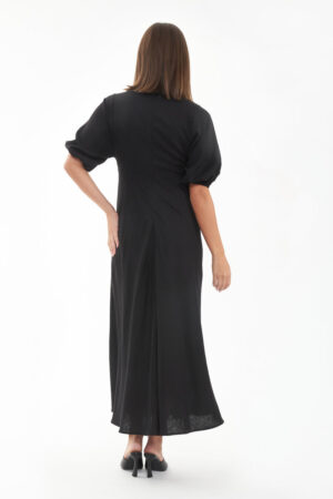 Camille Tie Front Linen Dress