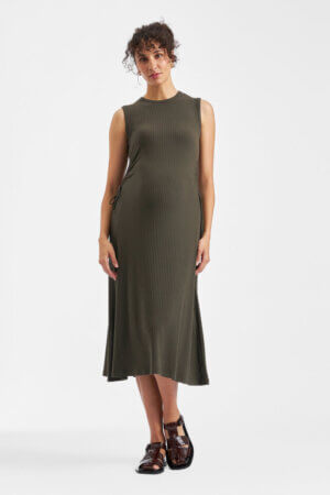 Carol Rib A-line Dress