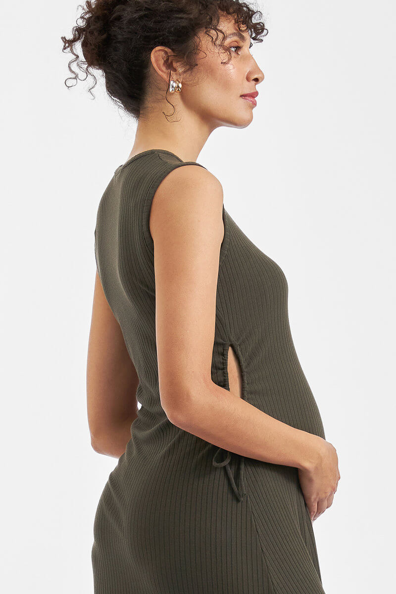 Carol Rib A-line Dress – Image 2