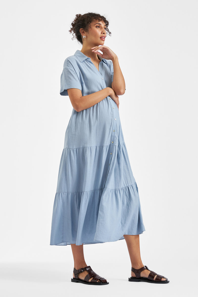 Macy Longline Linen Dress – Image 6