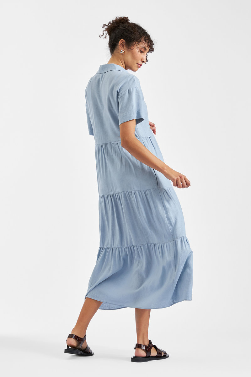 Macy Longline Linen Dress – Image 2