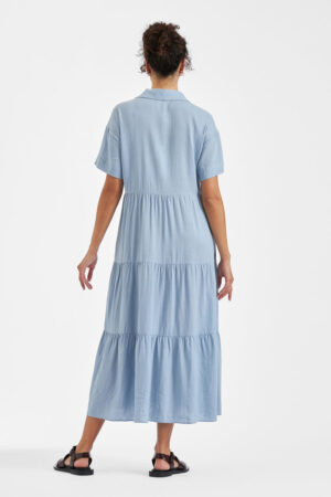 Macy Longline Linen Dress