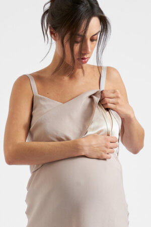 Alma Nursing Slip Dress