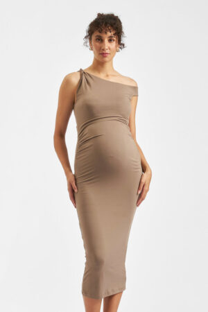 Luxe Knit Off Shoulder Dress