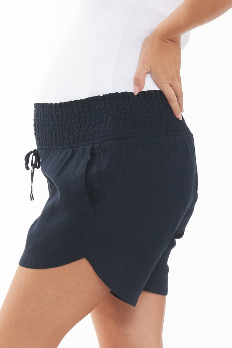 Indi Shirred Linen Short – Image 4