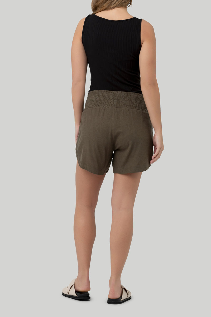 Byron Shirred Linen Short – Image 7