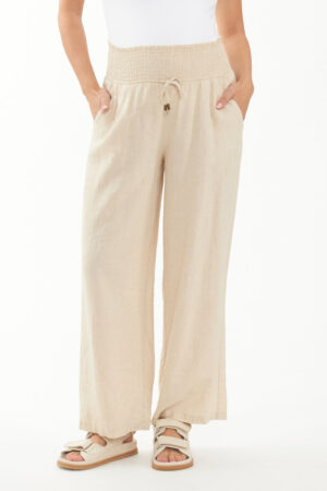 Indi Wide Leg Linen Pant