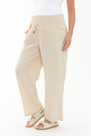 Indi Wide Leg Linen Pant