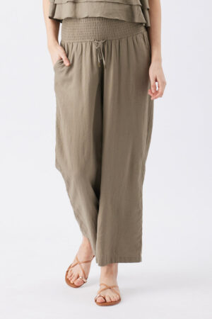 Indi Wide Leg Linen Pant