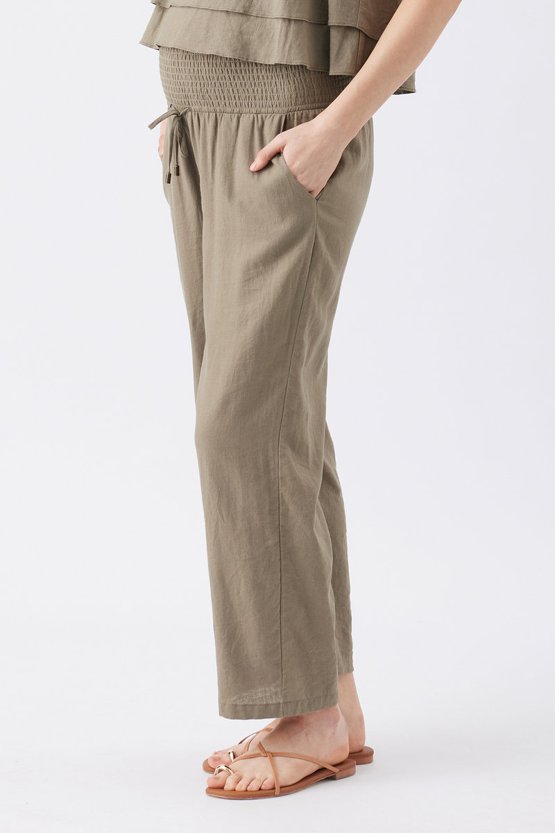 Indi Wide Leg Linen Pant – Image 3