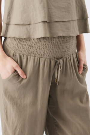 Indi Wide Leg Linen Pant