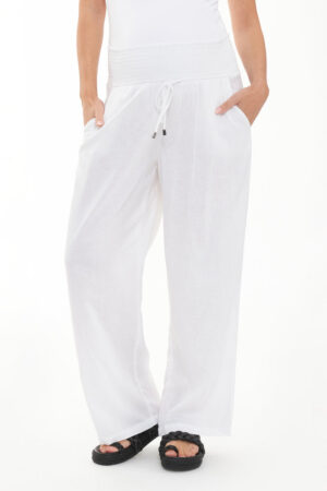 Indi Wide Leg Linen Pant