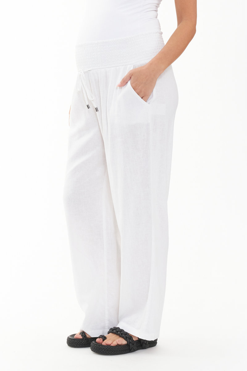 Indi Wide Leg Linen Pant – Image 8