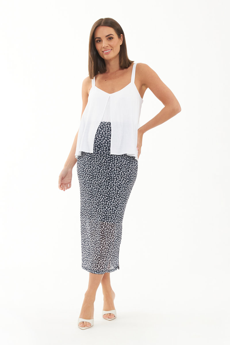 Stacy Split Front Nursing Cami