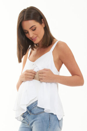 Stacy Split Front Nursing Cami