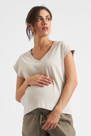 Marly Zip Nursing Tee