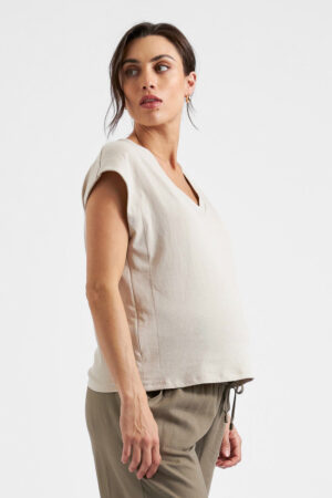 Marly Zip Nursing Tee