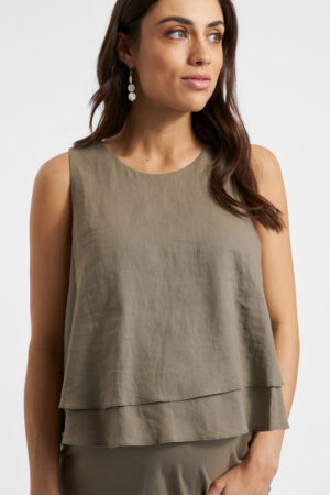 Peyton Linen Nursing Top