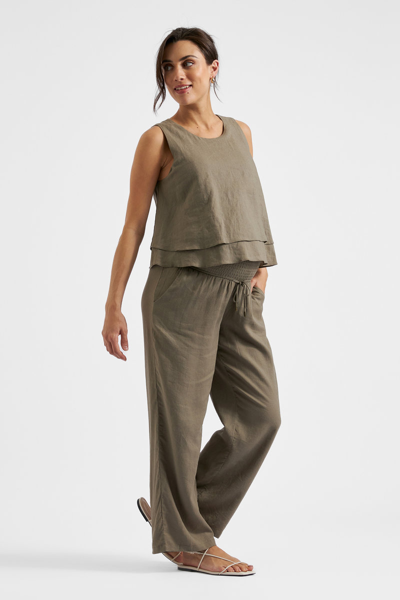 Peyton Linen Nursing Top – Image 2