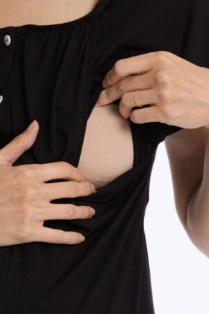 Chemise de nuit de maternité et d’allaitement