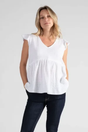 Haut papillon de grossesse et d’allaitement Suzanne