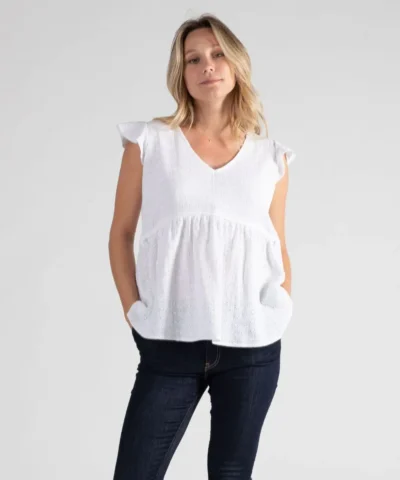 Haut papillon de grossesse et d’allaitement Suzanne