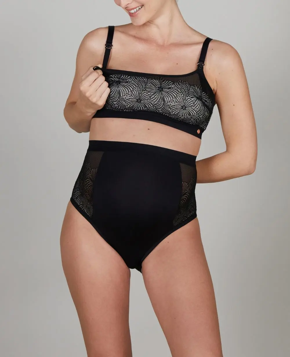 Soutien-gorge de grossesse et d’allaitement sans armature Dahlia – Image 4