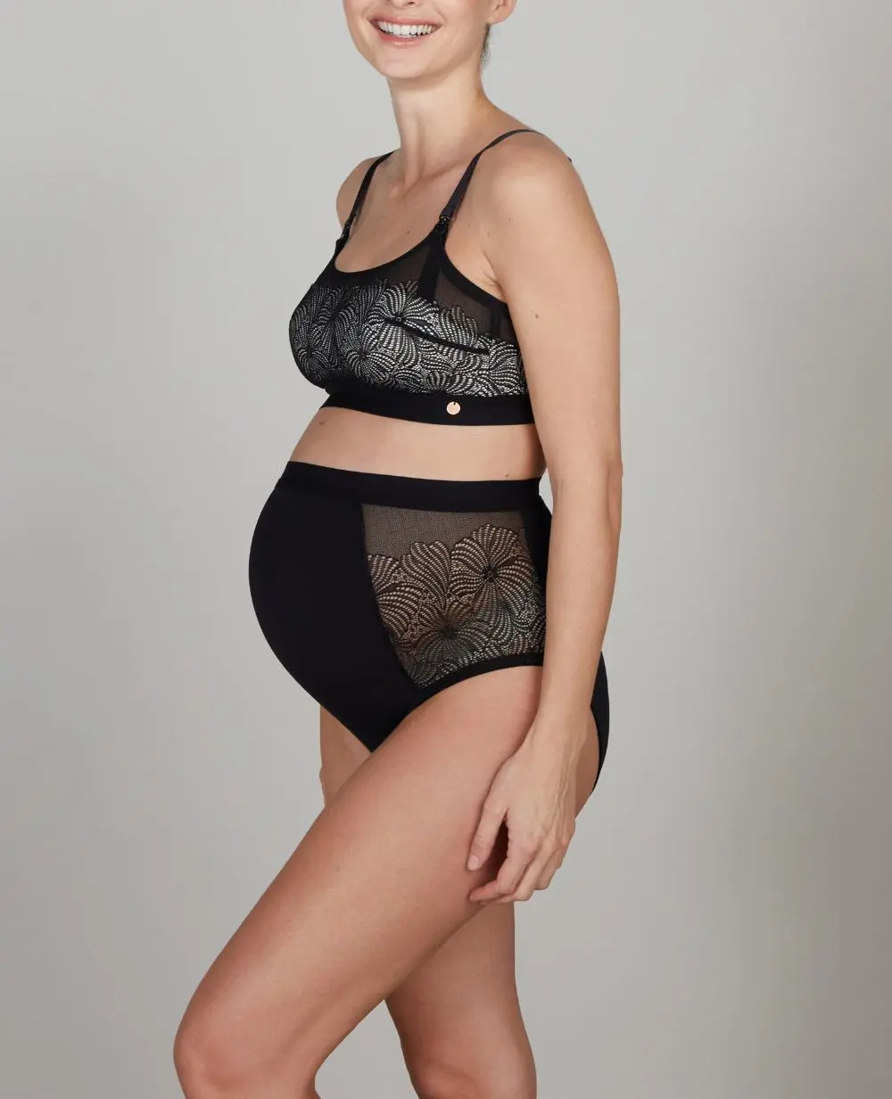 Soutien-gorge de grossesse et d’allaitement sans armature Dahlia – Image 2