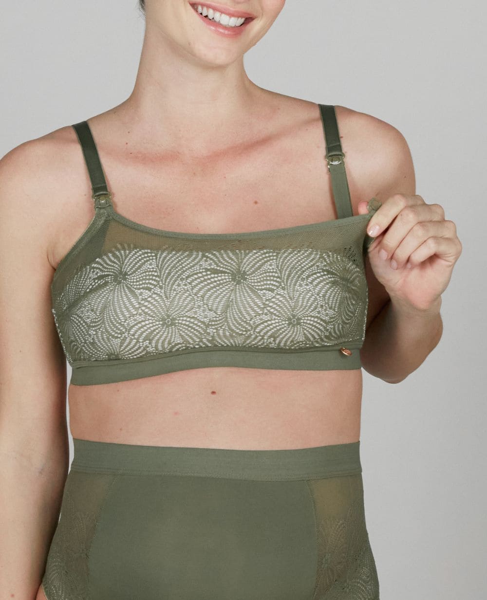 Soutien-gorge de grossesse et d’allaitement sans armature Dahlia – Image 9