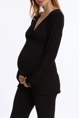 T-shirt manches longues de grossesse et d’allaitement Louna