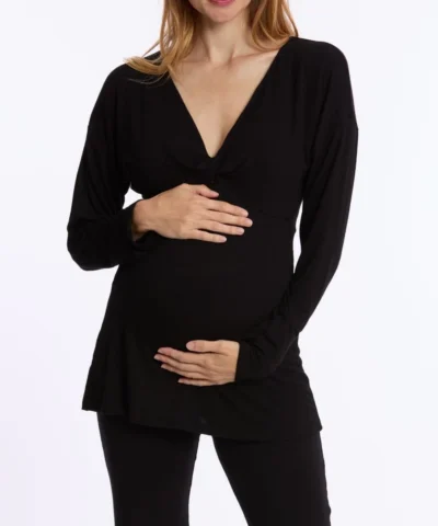 T-shirt manches longues de grossesse et d’allaitement Louna